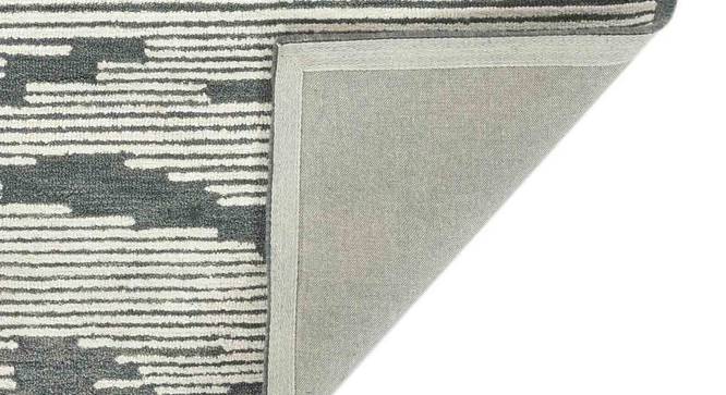 Glencoe Modern Design Wool Hand-Tufted Carpet (Grey, 5 x 8 Feet Carpet Size) by Urban Ladder - Front View Design 1 - 886931
