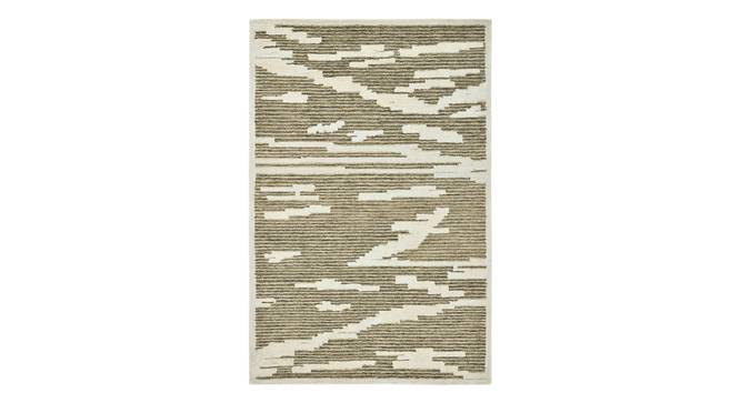 Glencoe Modern Design Wool Hand-Tufted Carpet (Beige, 5 x 8 Feet Carpet Size) by Urban Ladder - Cross View Design 1 - 886945