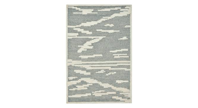 Glencoe Modern Design Wool Hand-Tufted Carpet (Grey, 5 x 8 Feet Carpet Size) by Urban Ladder - Cross View Design 1 - 886946