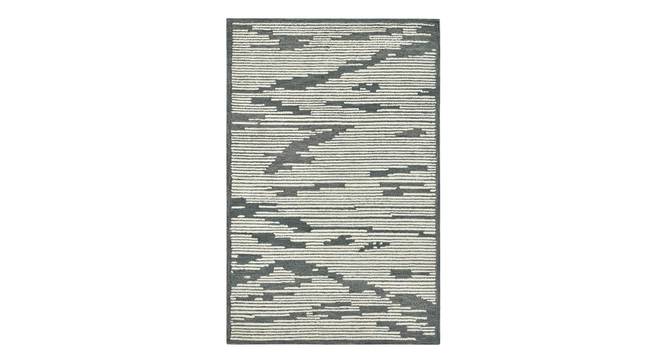 Glencoe Modern Design Wool Hand-Tufted Carpet (Grey, 8 x 10 Feet Carpet Size) by Urban Ladder - Cross View Design 1 - 886951