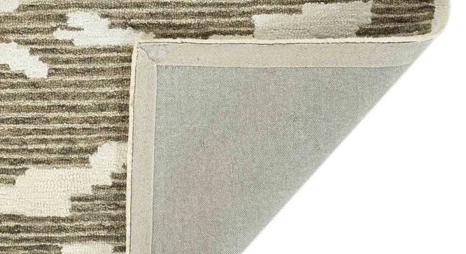 Glencoe Modern Design Wool Hand-Tufted Carpet (Beige, 5 x 8 Feet Carpet Size) by Urban Ladder - Front View Design 1 - 886955