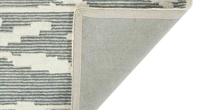 Glencoe Modern Design Wool Hand-Tufted Carpet (Grey, 5 x 8 Feet Carpet Size) by Urban Ladder - Front View Design 1 - 886956