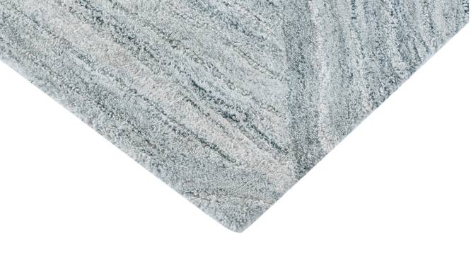 Glencoe Modern Design Wool Hand-Tufted Carpet (Blue, 4 x 6 Feet Carpet Size) by Urban Ladder - Front View Design 1 - 886964
