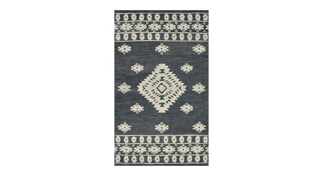 Duncan Modern Design Wool Hand-Tufted Carpet (Grey, 4 x 6 Feet Carpet Size) by Urban Ladder - Cross View Design 1 - 886998