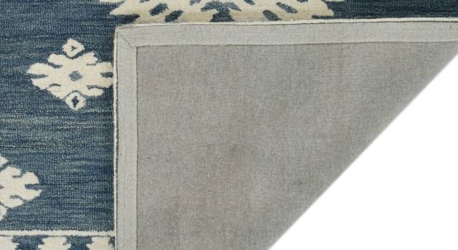 Duncan Modern Design Wool Hand-Tufted Carpet (Blue, 4 x 6 Feet Carpet Size) by Urban Ladder - Front View Design 1 - 887002