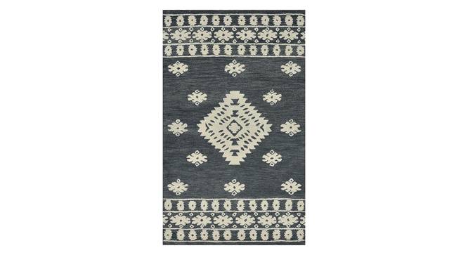 Duncan Modern Design Wool Hand-Tufted Carpet (Grey, 5 x 8 Feet Carpet Size) by Urban Ladder - Cross View Design 1 - 887027