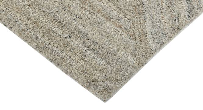 Glencoe Modern Design Wool Hand-Tufted Carpet (Beige, 5 x 8 Feet Carpet Size) by Urban Ladder - Front View Design 1 - 887035
