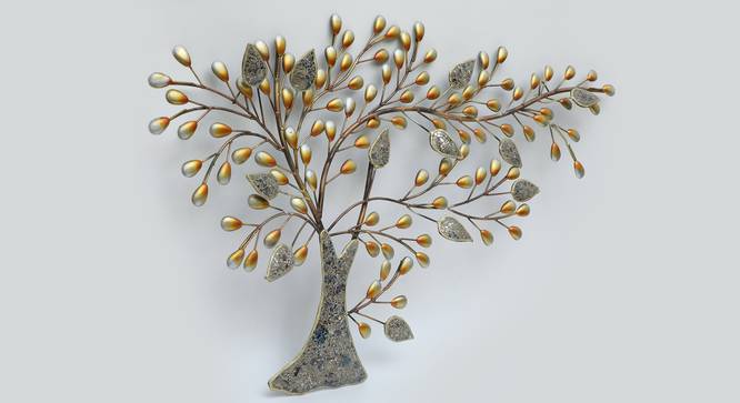 W- ELISA WAVE TREE WALL Decor (Multicolor) by Urban Ladder - Front View Design 1 - 887135