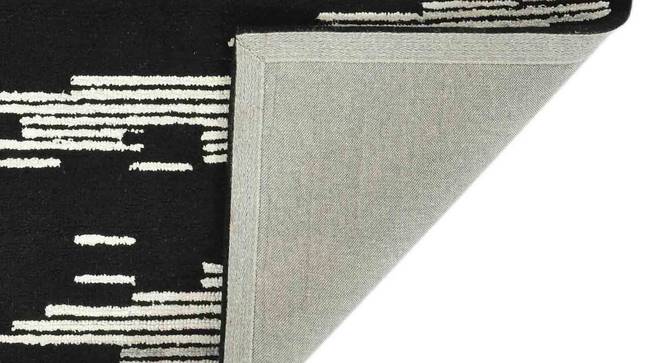 Glencoe Modern Design Wool Hand-Tufted Carpet (Black, 8 x 10 Feet Carpet Size) by Urban Ladder - - 