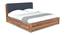 Nahiri Sheesham Wood Queen Size Bed In Teak Finish With Box Storage (Teak Finish, King Bed Size, Box Storage Type) by Urban Ladder - Cross View Design 1 - 887283