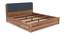 Nahiri Sheesham Wood Queen Size Bed In Teak Finish With Box Storage (Teak Finish, King Bed Size, Box Storage Type) by Urban Ladder - Rear View Design 1 - 887297