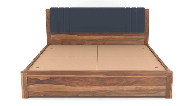 Nahiri Sheesham Wood Queen Size Bed In Teak Finish With Box Storage (Teak Finish, Queen Bed Size, Box Storage Type) by Urban Ladder - Front View Design 1 - 887327