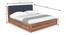 Nahiri Sheesham Wood Queen Size Bed In Teak Finish With Box Storage (Teak Finish, King Bed Size, Box Storage Type) by Urban Ladder - Design 1 Dimension - 887358