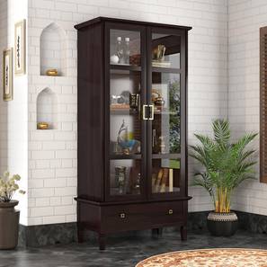 Malabar Range Design Malabar Bookshelf/Display Cabinet (55-book capacity) (Mango Mahogany Finish)