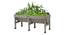 VegTrug Classic Medium 1.8m Grey Wash (Grey) by Urban Ladder - Cross View Design 1 - 887395