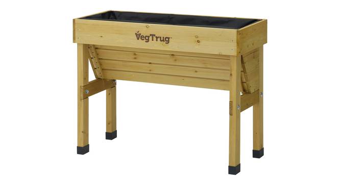 VegTrug WallHugger Small 1m Natural (Brown) by Urban Ladder - Cross View Design 1 - 887396