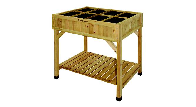 VegTrug Herb Garden with Eight Pockets (Brown) by Urban Ladder - Cross View Design 1 - 887397