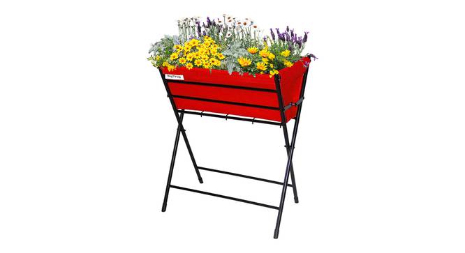VegTrug Poppy Planter with Red Liner (Red) by Urban Ladder - Cross View Design 1 - 887494