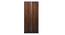 meridian engineered wood two door wardrobe with Columbian walnut finish (White & Brown Finish) by Urban Ladder - - 