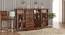 Parquet Bar Cabinet (PROVINCIAL TEAK Finish) by Urban Ladder - Front View Design 1 - 887654