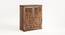 Prism Bar Cabinet (PROVINCIAL TEAK Finish) by Urban Ladder - Front View Design 1 - 887669