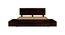 Xiomara Storage bed (Walnut Finish, King Bed Size, With Drawer Configuration, Box Storage Type) by Urban Ladder - Rear View Design 1 - 887742