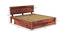 Xiomara Storage bed (Teak Finish, King Bed Size, With Drawer Configuration, Box Storage Type) by Urban Ladder - Design 1 Dimension - 887751