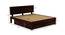Xiomara Storage bed (Walnut Finish, King Bed Size, With Drawer Configuration, Box Storage Type) by Urban Ladder - Design 1 Dimension - 887752
