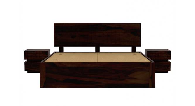 Xiomara Storage bed (Walnut Finish, Queen Bed Size, Box Storage Type, With Box Storage Configuration) by Urban Ladder - Design 1 Side View - 887766