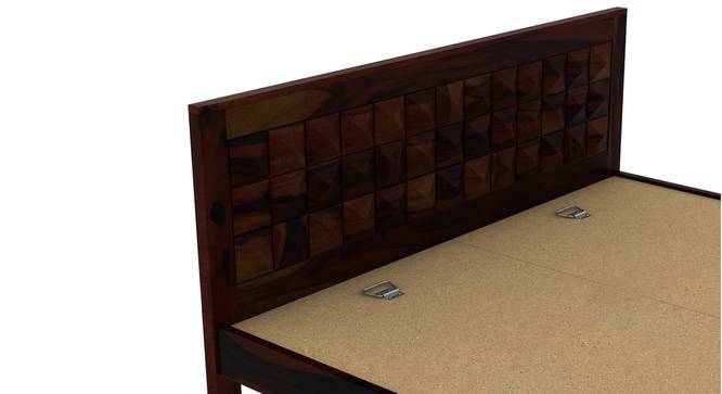 Diamond non storage bed (Walnut Finish, Queen Bed Size) by Urban Ladder - Design 1 Side View - 887795
