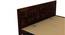 Diamond non storage bed (Walnut Finish, Queen Bed Size) by Urban Ladder - Design 1 Side View - 887795