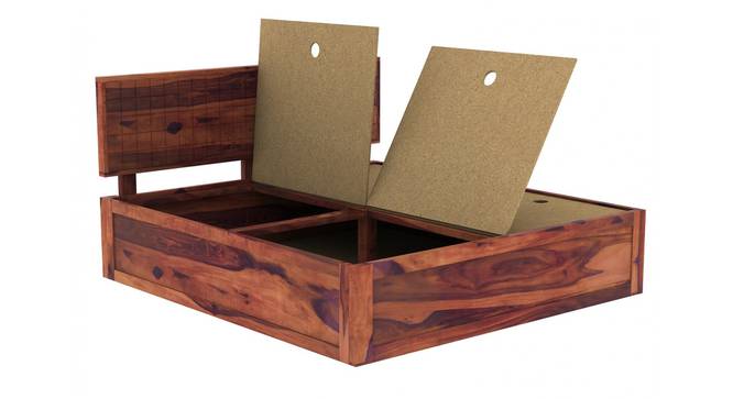 Xiomara Storage bed (Teak Finish, King Bed Size, Box Storage Type, With Box Storage Configuration) by Urban Ladder - Ground View Design 1 - 887801
