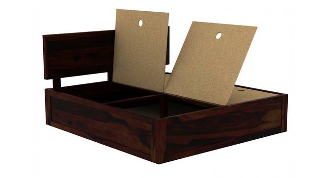Xiomara Storage bed (Walnut Finish, King Bed Size, Box Storage Type, With Box Storage Configuration) by Urban Ladder - Ground View Design 1 - 887802
