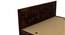 Diamond Storage bed (Walnut Finish, Queen Bed Size, Box Storage Type, With Box Storage Configuration) by Urban Ladder - Rear View Design 1 - 887841