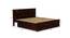 Diamond Storage bed (Walnut Finish, Queen Bed Size, With Drawer Configuration, Drawer Storage Type) by Urban Ladder - Design 1 Side View - 887862