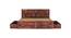Diamond Storage bed (Teak Finish, King Bed Size, With Drawer Configuration, Drawer Storage Type) by Urban Ladder - Ground View Design 1 - 887895