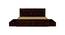 Diamond Storage bed (Walnut Finish, King Bed Size, With Drawer Configuration, Drawer Storage Type) by Urban Ladder - Ground View Design 1 - 887896