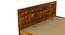 Diamond Storage bed (Queen Bed Size, With Drawer Configuration, Drawer Storage Type, Honey Oak Finish) by Urban Ladder - Rear View Design 1 - 887903