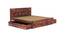 Diamond Storage bed (Teak Finish, King Bed Size, With Drawer Configuration, Drawer Storage Type) by Urban Ladder - Ground View Design 1 - 887907