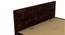Diamond Storage bed (Walnut Finish, King Bed Size, With Drawer Configuration, Drawer Storage Type) by Urban Ladder - Ground View Design 1 - 887909