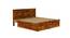 Diamond Storage bed (King Bed Size, With Drawer Configuration, Drawer Storage Type, Honey Oak Finish) by Urban Ladder - Ground View Design 1 - 887911