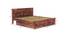 Diamond Storage bed (Teak Finish, King Bed Size, With Drawer Configuration, Drawer Storage Type) by Urban Ladder - Design 1 Dimension - 887915