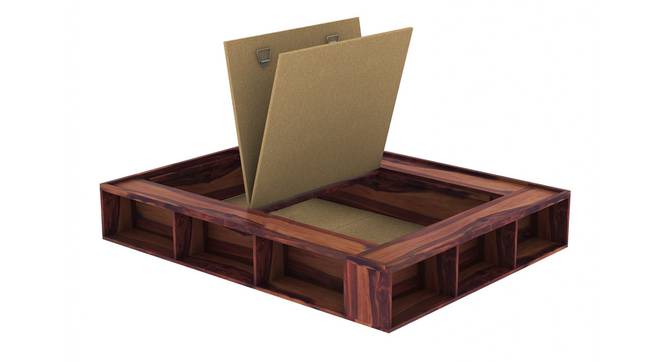 Unicorn Storage Bed (Teak Finish, King Bed Size, Box Storage Type, With Box Storage Configuration) by Urban Ladder - Design 1 Side View - 887924