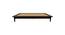 Hatice non storage bed (Walnut Finish, King Bed Size) by Urban Ladder - Ground View Design 1 - 887926