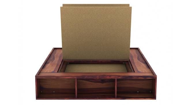 Unicorn Storage Bed (Teak Finish, Queen Bed Size, Box Storage Type, With Box Storage Configuration) by Urban Ladder - Rear View Design 1 - 887934