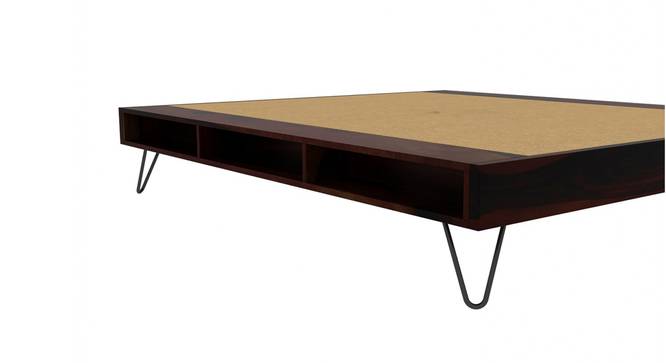 Aurelio Storage bed (Walnut Finish, Queen Bed Size) by Urban Ladder - Design 1 Side View - 887959
