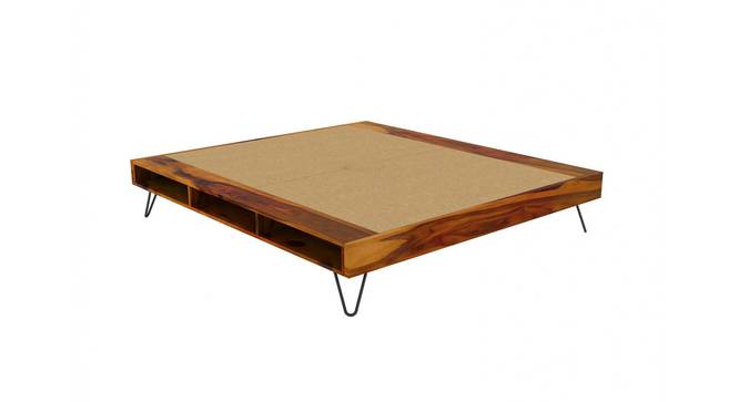 Aurelio Storage bed (King Bed Size, Honey Oak Finish) by Urban Ladder - Rear View Design 1 - 887967