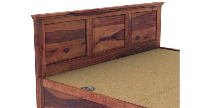 Stainfield Storage Bed (Teak Finish, Queen Bed Size, Box Storage Type, With Box Storage Configuration) by Urban Ladder - Design 1 Side View - 887998