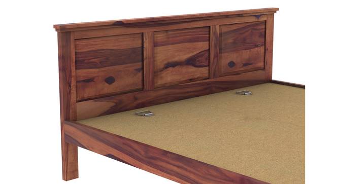 Stainfleld non storage bed (Teak Finish, King Bed Size) by Urban Ladder - Ground View Design 1 - 888001