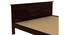 Stainfleld non storage bed (Walnut Finish, King Bed Size) by Urban Ladder - Ground View Design 1 - 888002